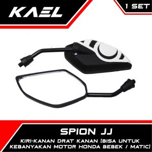 Spion Variasi Model JJ Honda Yamaha Beat Lama Old eSP Street K1A Deluxe Vario Scoopy Spacy Revo Grand Supra Tiger CB Blade Mio Lama J Soul GT Sporty M3 Z S X-Ride Vega Fino Jupiter Sepion Kaca Merah Biru Hitam Putih