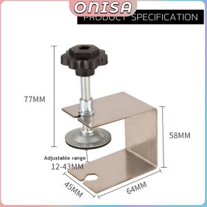 Onisa Stainless Steel Drawer Fixing Clip Drawer Panel Auxiliary Clip U-Clamp