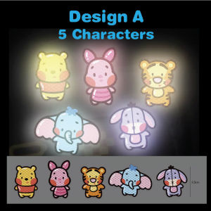 Cute Cartoon Reflective Warning Sticker