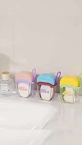 Klimo Soap Box For Travel Outdoor Portable Soap Box Dish Organizer Colorful Dopamine Style 1Pc