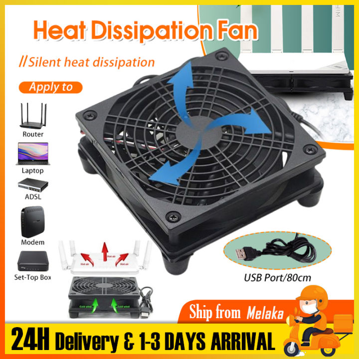 USB Cooling Fan Router SetTop Box TV Set Top Box Cooling Ventilation