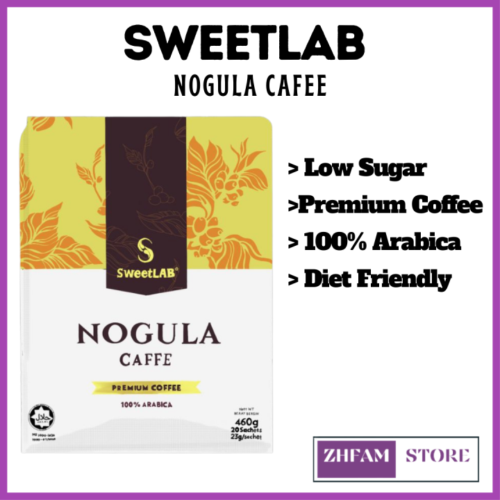 SweetLAB Nogula Caffe 100 Arabica 3 in 1 Instant Coffee Kopi (23g x 20