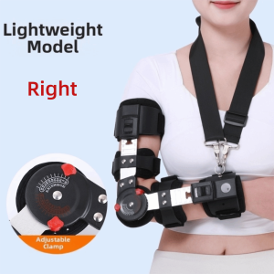 NCUMBE Adjustable Elbow Joint Fixation Brace Removable Breathable Hinged Shoulder Arm Sling Durable Comfortable Arm Braces Support Splint Orthosis for Arm