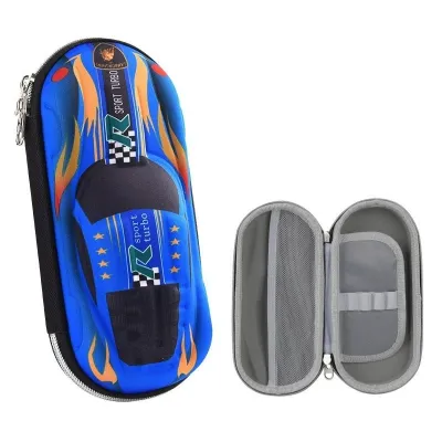 Tempat Pensil Kotak Pensil Pencil Case TK SD Bahan EVA 3D Mobil Car