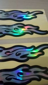 Sticker Mobil Desain Unik: Sticker Motif Api Keren