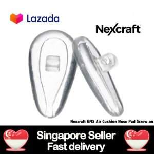 Nexcraft Air cushion Nose Pad Screw in Type Suitable for Milestone Tincup 0.5 Prescription Glasses Screw on Fashion anti slip bridge gap Sunglasses Reading Glasses Men Women Optical Comfortable nose cushion pad