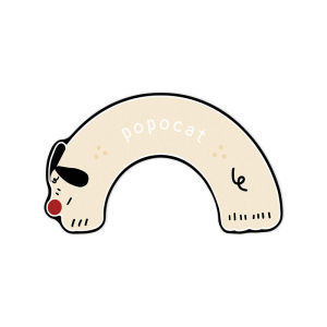 Dachshund U-shaped Diatomaceous Earth Mat Absorbent Quick Dry Bathroom Anti-Slip Carpet