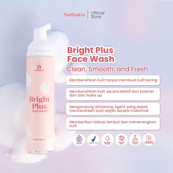 Bright Plus Face Wash Foaming | Lazada Indonesia