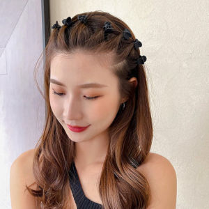Lovely girls house 10 Pcs/Set Small Hairpin Hair Clip for Women Girls Black Brown Transparent Plastic Mini Claws Hairclip