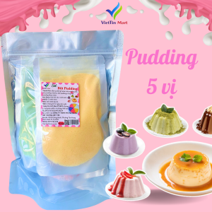 Set Làm Pudding Trứng Dâu Socola Môn Matcha VietTin Mart