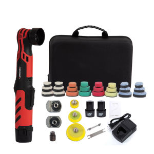 Máy đánh bóng ô tô mini không dây Nano Máy Polisher 2 chức năng Rotary & Dual Action DA cao cấp