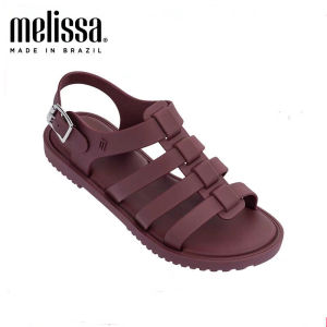 Official Store Melissas comfortable Flox Roman sandals girls ladies Women Jelly beach Shoes