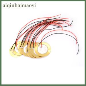 aiqinhaimaoyi 10 cái 27mm âm thanh cảm biến kích hoạt trống đĩa + dây đồng Piezo yếu tố