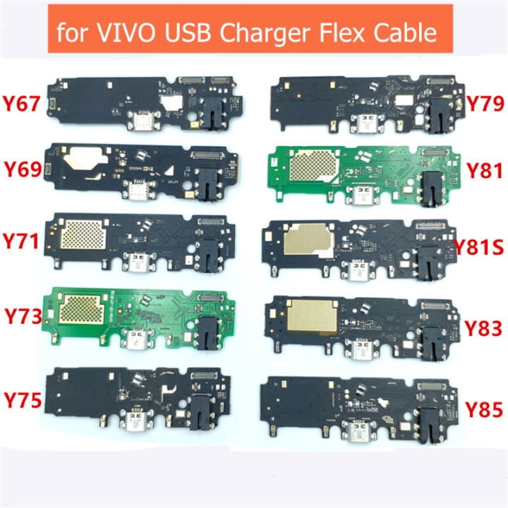 For VIVO Y67 Y69 Y71 Y73 Y75 Y79 Y81 Y81S Y83 Y85 USB Charger Flex Cable  USB Charging Port Dock Plug Connector Replacement Repair Spare Parts