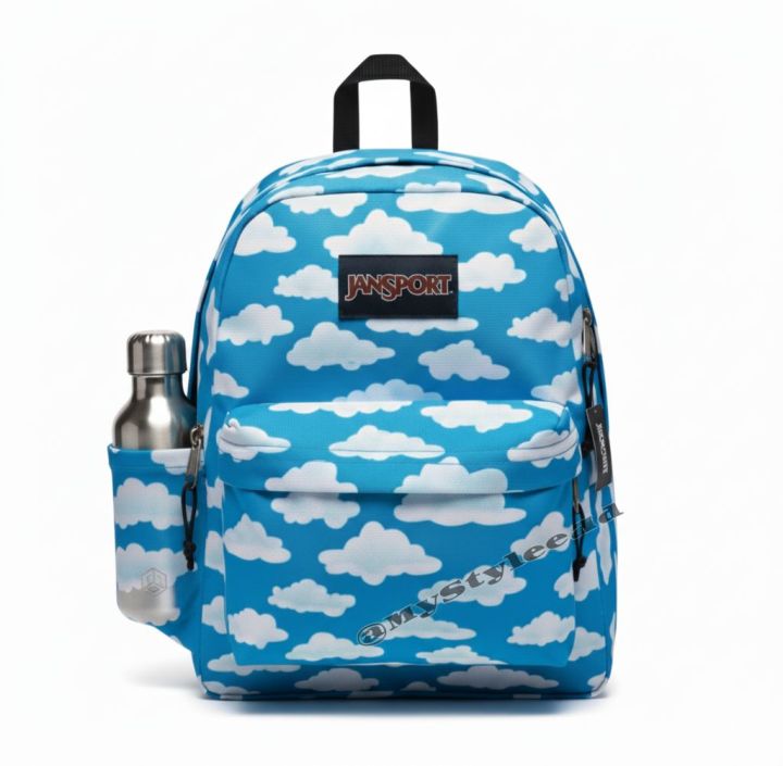Tas JanSport Sky Blue Tas Sekolah Ransel Punggung Tas JanSport