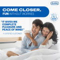 Durex Pleasuremax Ribbed & Dotted Condoms | Pack of 3 For Men | Large 56mm. 