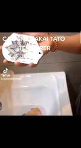 Premium Tato Temporer Tattoo Temporary Tahan air Tahan lama Sementara Tatoo palsu Tatto Temporarry Mawar Merah Mawar Hitam Harimau Bulan Bintang Topeng Merah Kecil Punggung Tangan Size Medium
