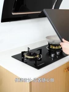 YOULITE Kitchen Stove Cover Induction Cooker Bracket Stove Hob Cover Gasstove Shelves Gas Stove Shelf Carbon Steel Oil Baffle Plate Gas Stove Cover Gas Hob Base Bracket Furnace Stove Cove Kitchen Organizer Rack Shelf Rust-proof Stainles