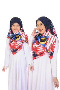 (New Arrival 2024) Tudung Bawal Merdeka Exclusive & Premium Quality Lasercut Bidang 45’’ Bidang 39’Cotton Budak-Dewasa