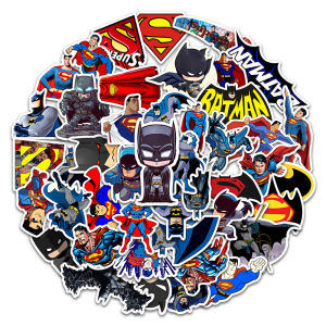 45 pcs gaya Batman-Superman stiker untuk Buku Tempel/Buku Harian/HP/Dekorasi Laptop/Sticker Helm Tahan Air Vinil/Stiker Tablet Ponsel stiker tahan air berperekat