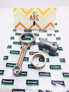 STANG SETANG SEHER CONNECTING ROD CONROD CON ROD STANG PISTON KAWASAKI KLX 150 KLX150 KLX D-TRACKER 150 BARU ASLI