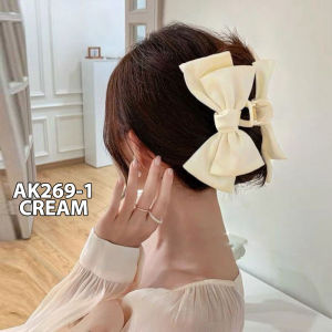 Jepit Rambut Wanita Korea Pita Besar Lucu Satin Jedai Jumbo Aesthetic Aksesoris Rambut Kekinian AK269
