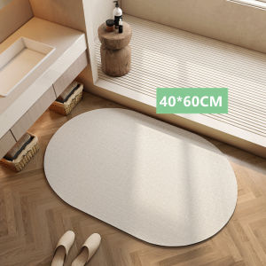 LikingStore พรมปูพื้น พรมขนาด40*60ซม. ดูดซับน้ำได้ดี แบบแห้งเร็ว สไตล์ญี่ปุ่น สําหรับห้องน้ำ