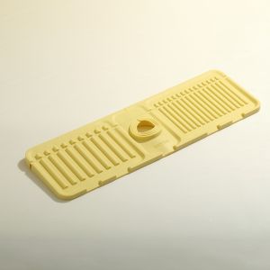 Alas Wastafel Alas Pelindung Keran Bahan Silikon Anti Slip Anti Jamur