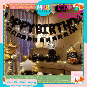 TẶNG BƠM BĂNG KEO SỐ TUỔI -  Trang Trí Sinh Nhật - Set Sinh Nhật Sang Trọng Cho Mọi Lứa Tuổi Dùng Trang Trí Tại Nhà Nhà Hàng Party