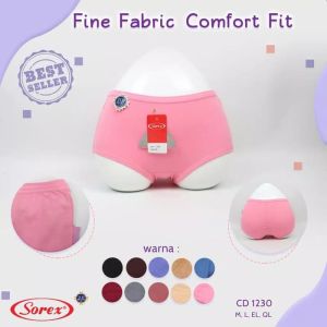 Cd Sorex 1230 | Celana Dalam Wanita 12 Pcs Murah Grosir | Dd Sorex Katun Premium Terlaris By Sorex