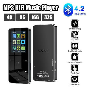 ENRIC MP3 MP4 HiFi Music Player Bluetooth Compatible Card Support with FM Radio Alarm Clock E-book Built-in Speaker
