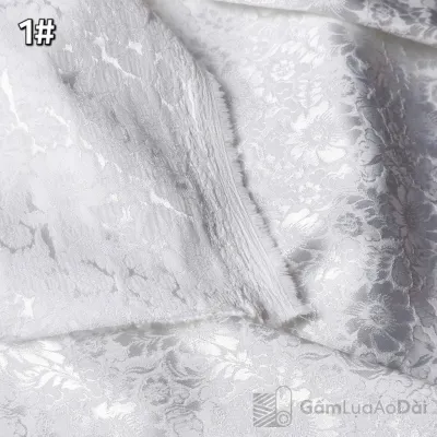 [HÀNG LOẠI 1] Gấm Tơ Hoa Cúc 2da May áo Dài -đồ Bộ Họa Tiết Dệt Vân Nổi Chất Co Giãn Nhẹ Khổ 1m5 (ảnh Thật).