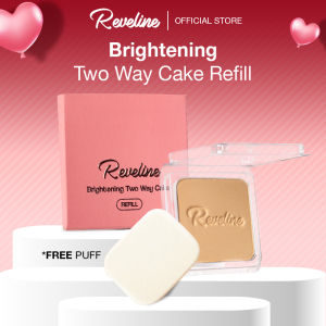 REVELINE Bedak Refill | Brightening Two Way Cake - 14gr | Kemasan Lama