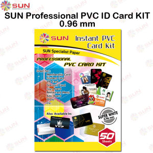 Kertas PVC - SUN PVC ID CARD SUPER WHITE 0.76/0.96 mm Isi 50 Set