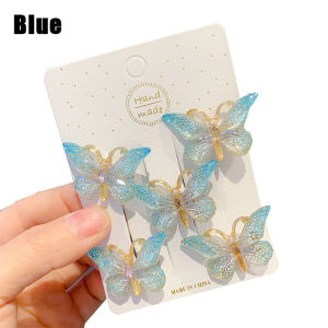 Womens and Baby Girls 5 Pcs/Set Vivid Butterfly Hairclips and Hairpins