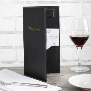 Menu Cash Bill Holder Menu Clipboard Bill Clipboard Signature Pad Receipt Holder for Restaurant