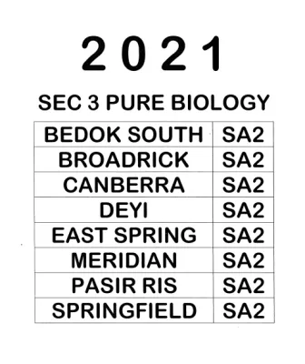 Secondary 3 Past Year Exam Papers G1 G2 G3 Hard Copy