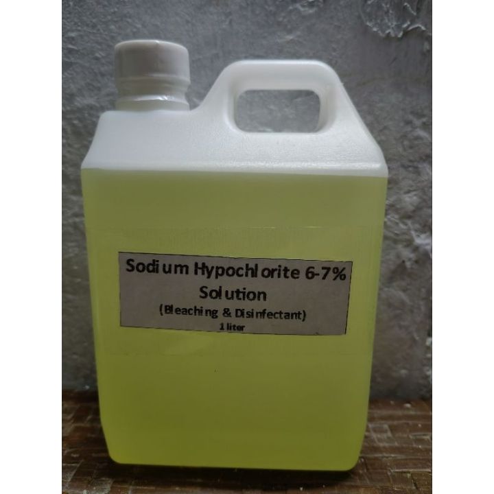 Sodium Hypochlorite Solution 6 7 Bleaching Disinfectant 1liter