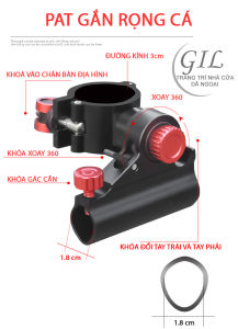 PAT GẮN BÀN CÂU ĐỊA HÌNH - PAT CHỐNG CẦN - PAT ĐÈN PIN