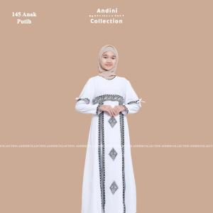 GamisAbaya Turkey  ANAK TANGGUNG Amarta 145 Bordir dan Payet Muslim Mewah Andinicollection