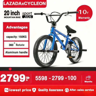 AENXRD Mountain bike 20 inch for kids BMX Adjustable Seat bicycle Boys&Girls 6-15 years bike alloy frame