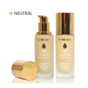 Lumecolors HD Matte Foundation Hydrating SPF 15 dengan Vitamin E untuk Tahan Lama dan Full Coverage
