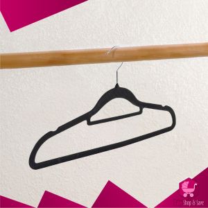 BabyShop-C1128 Hanger Baju Gantungan Beludru Tidak Licin / Gantungan Baju Aesthetic Anti Slip Dewasa