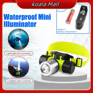 Professional Headlamp Head Flashlight For Scuba Diving Waterproof Headlight Diving Flashlights