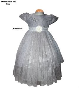 KP-Dress Anak Perempuan Usia 4-7 Tahun Bahan Brukat Kombi Tile Furing Saten Halus / Dress Anak Motif Kekinian / Gaun Kids  Dress Kids 604