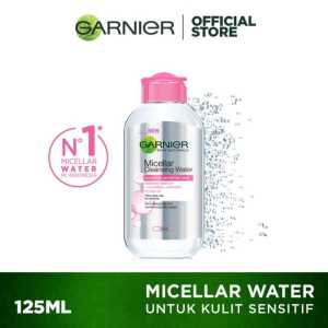Garnier Micellar Cleansing Water 125ml Penghapus Makeup Tanpa Bilas