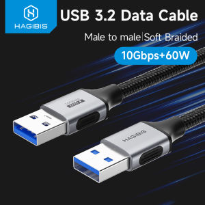 Hagibis USB 3.2 A to A Cable USB Male to Male Extension Cable Suitable for External Hard Drives Enclosure  Printers  TV Boxes Laptop