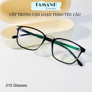 Gọng kính cận vuông nam nữ chất liệu nhựa dẻo nhiều màu- phụ kiện thời trang