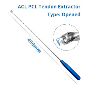 KITA ACL PCL instruments Tendon Extractor open/closed with Aluminum handle Orthopedics Surgical Instrument Arthroscopy Accessory