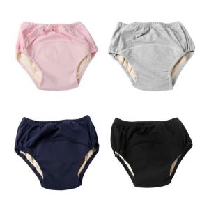 Washable Cotton Diaper Pants For Incontinence Elderly Leakproof Underwear Reusable Water Resistant Underpants